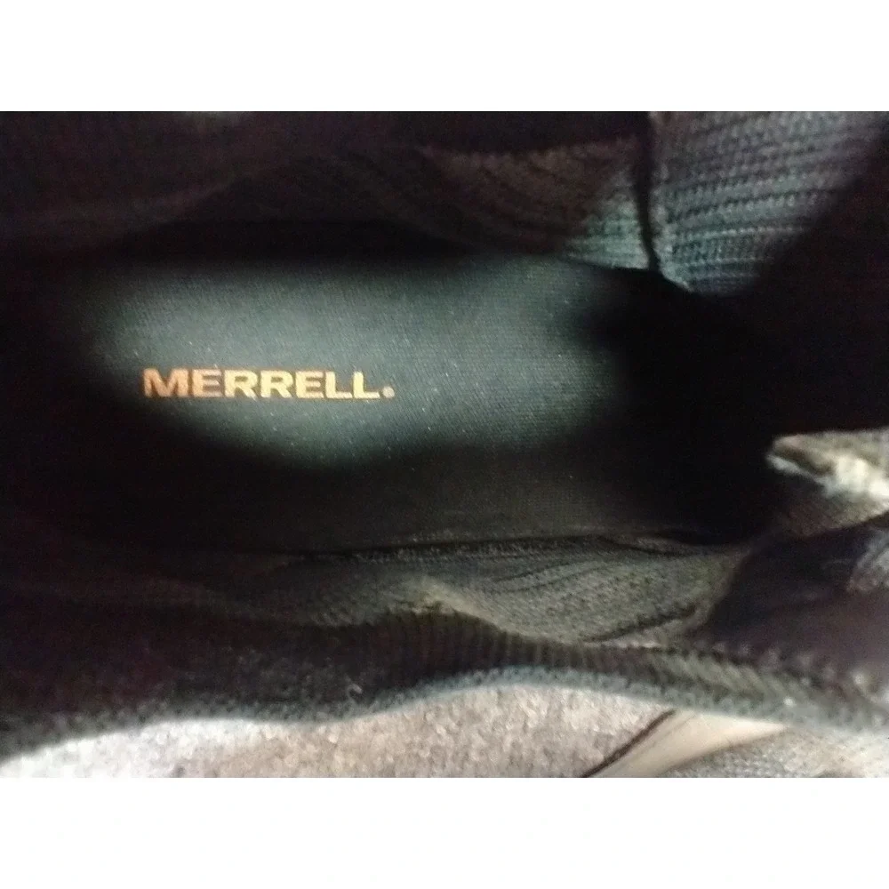 Merrell Range‎ AC+ Mens 13 Gray Knit Casual Walking Sneakers Vibram J97467